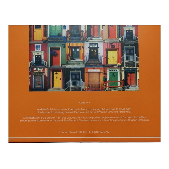 Colorful Doors Jigsaw Puzzle 29.5” By 19.5” Inches By Talking Tables 1000 Pieces - Picture 8 of 8